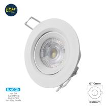 EDM 31651 - DOWNLIGHT LED EMPOTRAR 5W 380LM 6400K REDONDO MARCO BLANCO