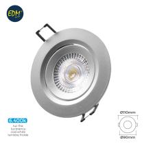 EDM 31653 - DOWNLIGHT LED EMPOTRAR 5W 380LM 6400K REDONDO MARCO CROMO