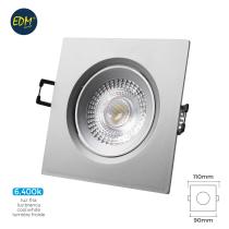 EDM 31657 - DOWNLIGHT LED EMPOTRAR 5W 380LM 6400K CUADRADO MARCO CROMO