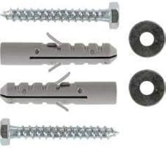 HECAPO 8141080000 - JUEGO TORNILLOS + TACO Ø12  PARA CALENTADOR