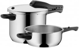 WMF 0792669990 - SET OLLA RAPIDA  6,5 + 3,0 L ª SIN INTERIOR | 22 CM D.