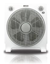 SOGO VENSS21120 - VENTILADOR ROTATORIO BOX-FAN - 12" 30CM - 45W