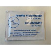 Contra Coronavirus TOALLITA - TOALLITAS DE MANOS HIGIENIZANTE GEL HIDROALCOHÓLICO 500 UNID