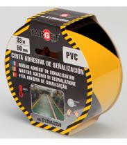 INDUSTRIAL PRECISION TOOLS C13NA3350 - CINTA SEÑALIZACION 50MMX33MT TARGET NEGRO/AMARILLO