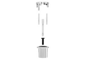Roca,Cablel AH0001800R - Kit G doble pulsador corto para cisterna dual D2D