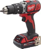 MILWAUKEE 4933443515 -     TALADRO PERCUTOR COMPACTO M18, 2 VELOCIDADES, PAR MAXIMO