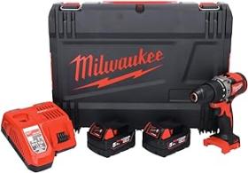 MILWAUKEE 4933464517 - TALADRO PERCUTOR M18 PAR82 NM  MAX. Ø13MM  2 BATERIAS 5AH