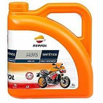 Aceites REPSOL4T10W404L - ACEITE REPSOL MOTO SINTÉTICO 4T 10W40 4L