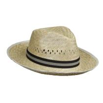 SOMBREROS 271675054 - SOMBRERO DE JUNCO AMERICANO BEIGE FIBRAS NATURALES TALLA 54