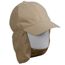 SOMBREROS 1542525BEIGE59 - GORRA ADULTO DE MICROFIBRA DESERT CON TAPACUELLO BEIGE 59CM