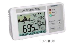 HERTER 150401049 - MEDIDOR DE CO2, Tª Y HUMEDAD DE SOBREMESA