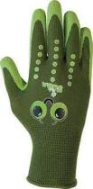 JUBA H2534Y - GUANTES NYLON NIÑOS H253 TALLA 8Y VERDE DE JUBA 4-6 AÑOS