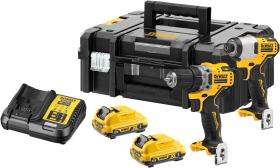 STANLEY DCK2110L2TQW - KIT 12V SIN ESCOBILLAS = DCD701 TALADRO ATORNILLADOR XR + DC