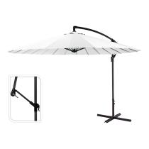 EDM 81911 - PARASOL EXCENTRICO ALTURA MAXIMA 3M Ø300CM COLOR: BLANCO