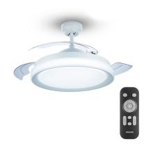 EDM 93547 - VENTILADOR TECHO LED DC 28W+35W 4000K-5500K BLANCO ATLAS