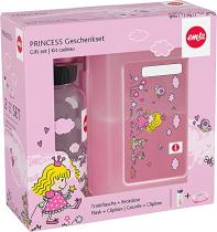 Electrodomesticos EMS60012 - SET BOTELLA DE AGUA Y FIAMBRERA DE PRINCESA PARA NIÑAS