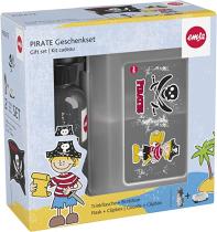 Electrodomesticos EMS60011 - SET BOTELLA DE AGUA Y FIAMBRERA PIRATA PARA NIÑOS