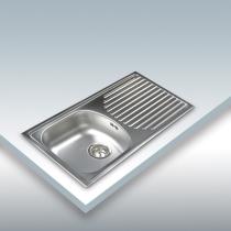 CATA ELECTRODOMESTICOS 02606402 - CDS-1 ED FREGADERO SOBRE ENCIMERA DE CUBETA CUADRADA C/ESCUR