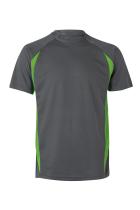VELILLA CONFECCION 1055010825 - CAMISETA TECNICA BICOLOR GRIS/VERDE LIMA