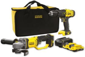 STANLEY SFMCK471D2SQW - TALADRO PERCUTOR + AMOLADORA