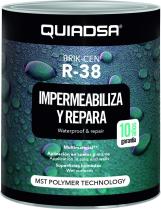 Quiadsa 52503461 - IMPERMEABILIZANTE MS LÍQUIDO NEGRO 1 KG. BRIK CEN R38