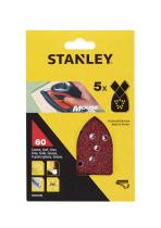 STANLEY STA31039XJ - 5 HOJAS DE LIJA GRANO 60