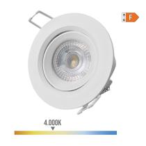 EDM 31631 - DOWLIGHT LED 5W 4000K LUZ DIA 9CM REDONDO BLANCO