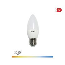EDM 98836 - BOMBILLA VELA LED E27 5W 400LM 3200K LUZ CALIDA