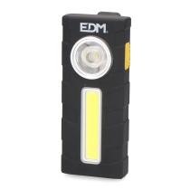 EDM 36375 - Linterna de Petaca con 3 Leds 260lms+320lms