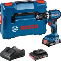 BOSCH 0615990M0E - TALADRO PERCUTOR GSB 18V-55 + 2 BAT. 3AH + CARGADOR