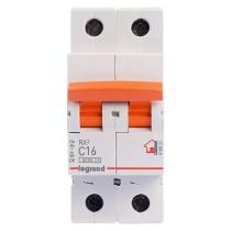 LEGRAND 419935 - MAGNETOTERMICO VIVIENDA RX3 2P 6KA 16A