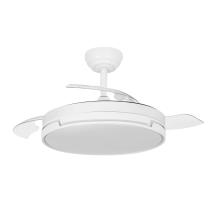 FABRILAMP ILUMINACION 212591301 - VENTILADOR DC PAPIRO 72W BLANCO 3 ASPAS DESPLEG 107CM