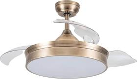 FABRILAMP ILUMINACION 158999001 - VENTILADOR DC CALA BLANCO 48W 3 ASPAS DESPEGAB 910CM