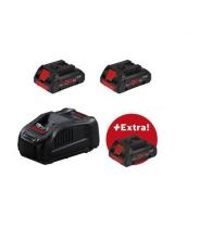 BOSCH 0615990N2G - KIT 3 BATERIAS PRO CORE 18V 4A + CARGADOR
