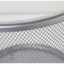 EXCLUSIVAS CAMACHO 80106 - PAPELERA REJILLA METAL GRIS 30X34CM