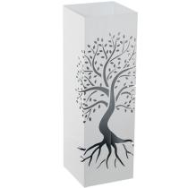 EXCLUSIVAS CAMACHO 83629 - PARAGUERO METAL BLANCO CUADRADO ARBOL