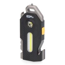 EDM 36119 - LINTERNA DE SEGURIDAD 6 EN 1 7W+2.5W 400LM 2LEDS