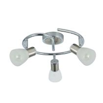 FABRILAMP ILUMINACION 141953020 - PLAFON CHOLO 3XE14 CROMO/NIQUEL 16X34X34 CM
