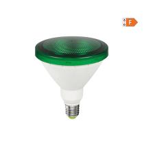 EDM 98872 - BOMBILLA PAR38 LED E27 15W 1200LM LUZ VERDE IP64 Ø12X13,8CM