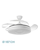 FABRILAMP ILUMINACION 165391401 - VENTIL.DC DANI 59W 6980LM BLANCO 4ASPAS 6VELOCID.107D 3000-4