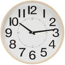 FABRILAMP ILUMINACION 235213585 - RELOJ DE PARED PIPO MADERA/BEIS 35D MOV.CONTINUO