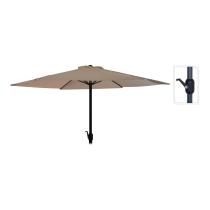 EDM 81917 - PARASOL 300CM ALTURA 248CM POSTE DE ALUMINIO CON MANIVELA