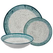 EXCLUSIVAS CAMACHO 07282 - VAJILLA 18 PZS PORCELANA DECO MOTEAD