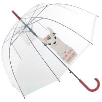 EXCLUSIVAS CAMACHO 85329 - PARAGUAS TRANSPARENTE DECORADO 8 VARILLAS