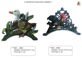 ARDOSIA HB02 - PORTAMANGUERA HIERRO GALLO 18X28X14CM