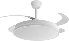 FABRILAMP ILUMINACION 242291401 - VENTILADOR DC GUERRERO 59W BLANCO 4ASP