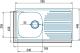 CATA ELECTRODOMESTICOS 02606400 - FREGADERO 1 SENO CUADRADO + ESCURRIDOR PARA MUEBLE DE 45CM