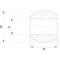 KRAMP AGRI LA956284GP - BOLA ACOPLAMIENTO INFERIOR CAT.2/2  Ø28,7/56X45MM