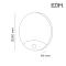 EDM 32537 - APLIQUE REDONDO EXTERIOR LED 15W 1250LM 4000K C/SENSOR PRESE