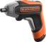 STANLEY BCF611CKQW - ATORNILLADOR 3,6V 1,5AH 5,5NM DE CARGA RAPIDA, PORTA-PUNTAS